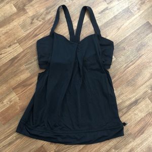 Black Lululemon No Limits Tank